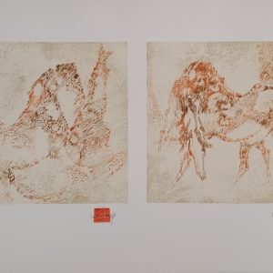 Ngựa đôi đỏ I