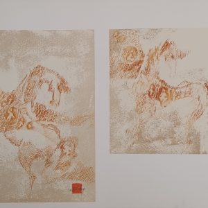 Ngựa đôi đỏ III